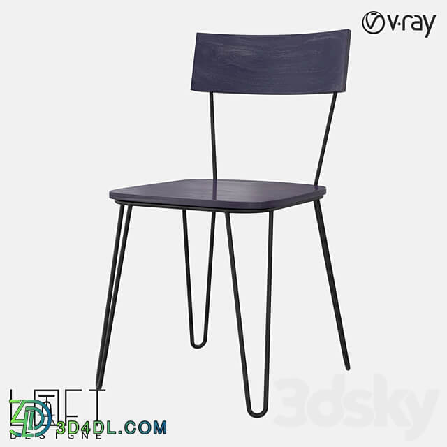Chair LoftDesigne 3712 model 3D Models 3DSKY