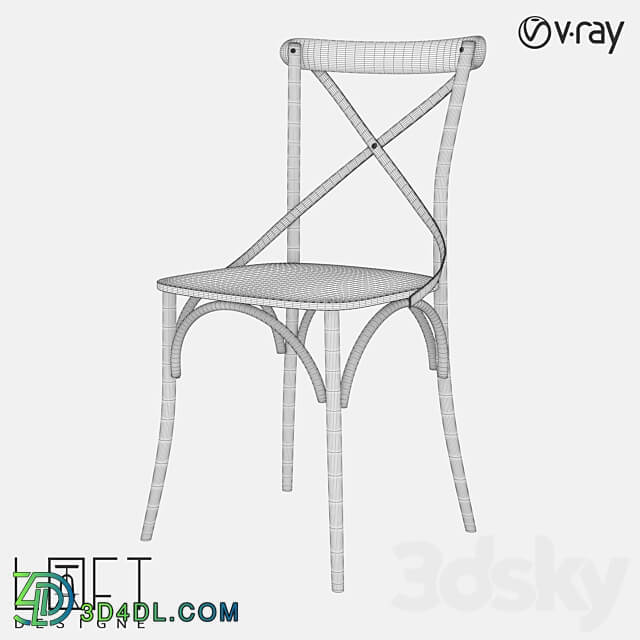 Chair LoftDesigne 3713 model 3D Models 3DSKY