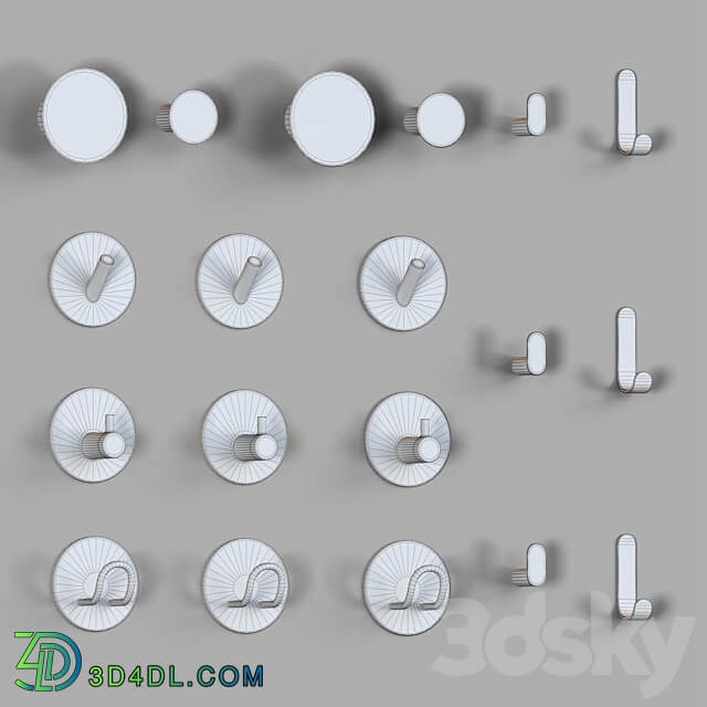 Hooks R 3D Models 3DSKY