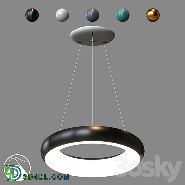 LampsShop.com PL3015 Pendant HIGH CIRCLE Pendant light 3D Models 3DSKY