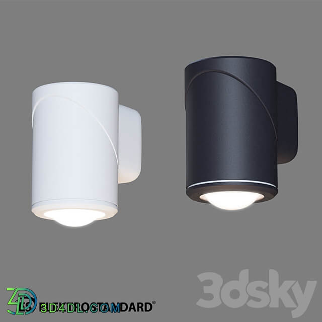 OM Outdoor LED Wall Light Elektrostandard 35127 U GIRA 3D Models 3DSKY