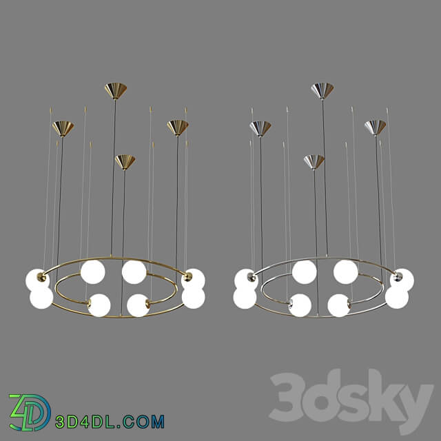 OM Pendant lamp Bogates 359 8 and 360 8 Brook Pendant light 3D Models 3DSKY