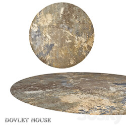  OM Round carpet DOVLET HOUSE art 16176 3D Models 3DSKY 