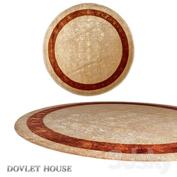  OM Round carpet DOVLET HOUSE art 16177 3D Models 3DSKY 