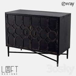 Chest of drawers LoftDesigne 7174 model Sideboard Chest of drawer 3D Models 3DSKY 