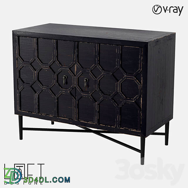 Chest of drawers LoftDesigne 7174 model Sideboard Chest of drawer 3D Models 3DSKY