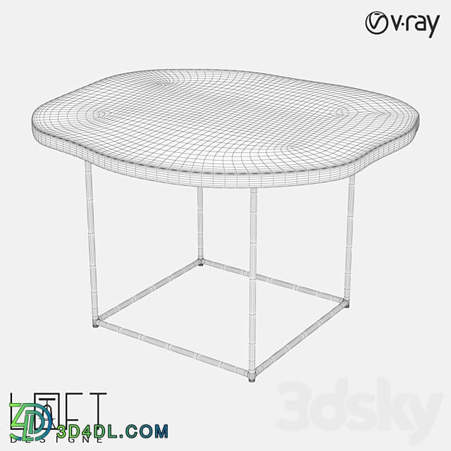 Coffee table LoftDesigne 60167 model 3D Models 3DSKY
