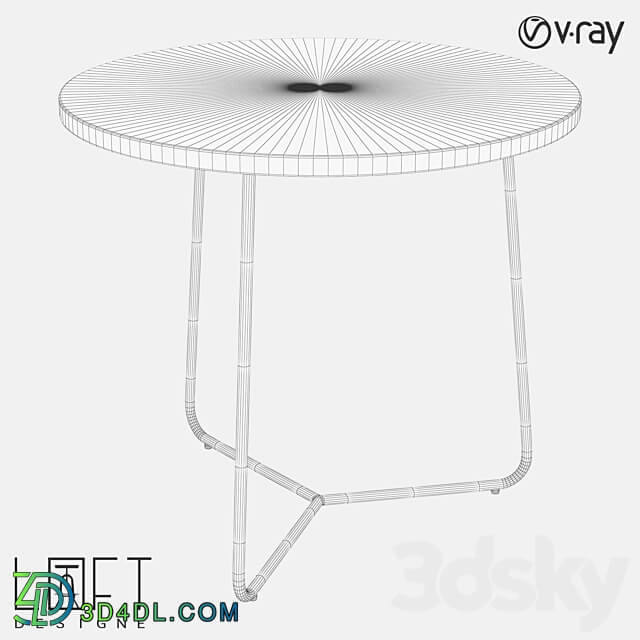 Coffee table LoftDesigne 60187 model 3D Models 3DSKY