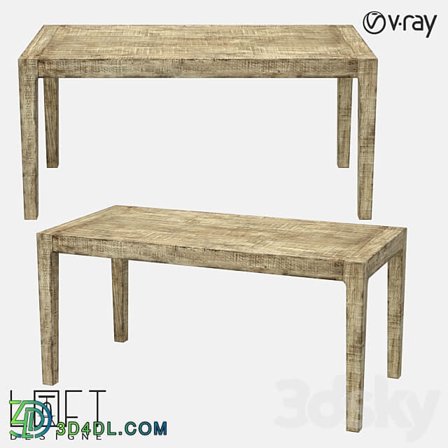 LoftDesigne 60420 model table 3D Models 3DSKY