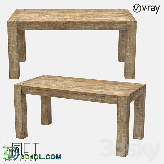 LoftDesigne 60422 model table 3D Models 3DSKY