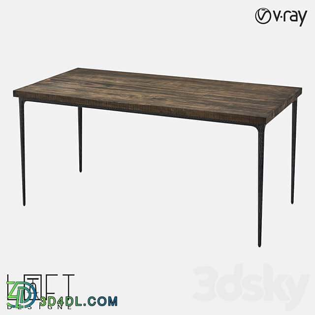 LoftDesigne 60423 model table 3D Models 3DSKY