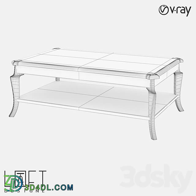 Coffee table LoftDesigne 60425 model 3D Models 3DSKY