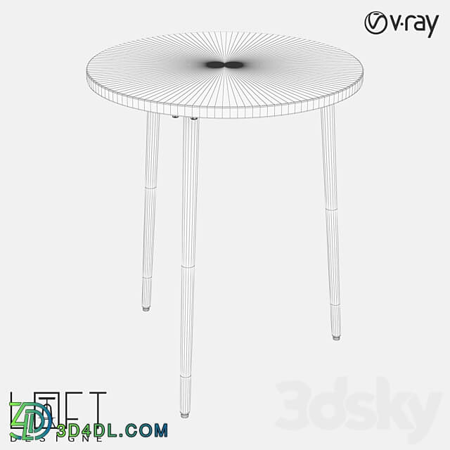 Coffee table LoftDesigne 60427 model 3D Models 3DSKY