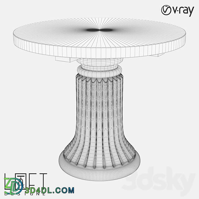 LoftDesigne 60428 model table 3D Models 3DSKY