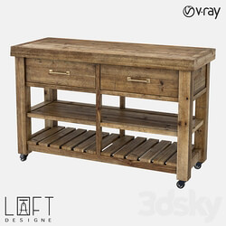 Console table LoftDesigne 60430 model 3D Models 3DSKY 