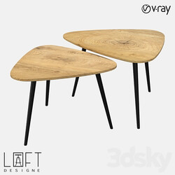 Coffee table set LoftDesigne 61025 model 3D Models 3DSKY 