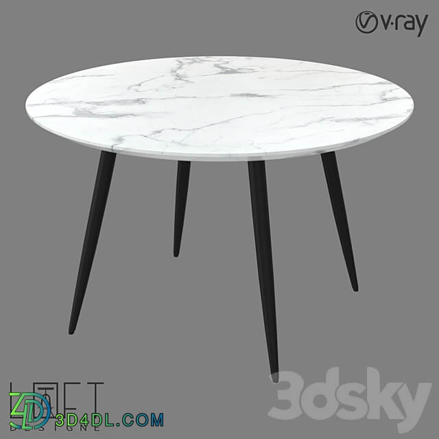 LoftDesigne 61026 model table 3D Models 3DSKY