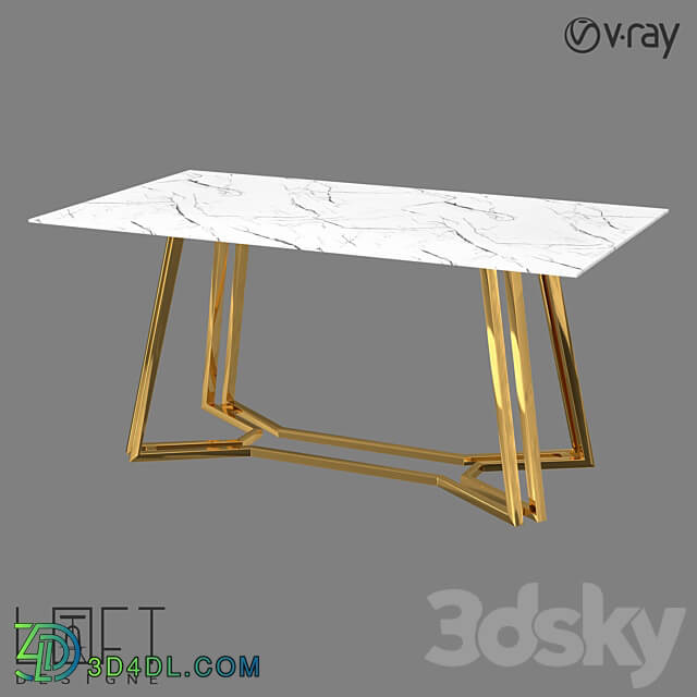 LoftDesigne 61029 model table 3D Models 3DSKY