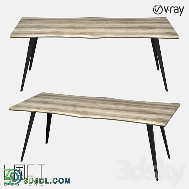 LoftDesigne 61030 model table 3D Models 3DSKY