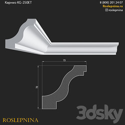 Cornice KG 250ET from RosLepnina 3D Models 3DSKY 