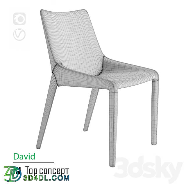 Chair David 3D Models 3DSKY