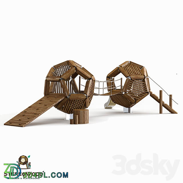 Igrovoy komplekc BALKWOOD CWPg169.256 3D Models 3DSKY