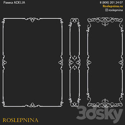Set of frames ADELIA by RosLepnina 3D Models 3DSKY 