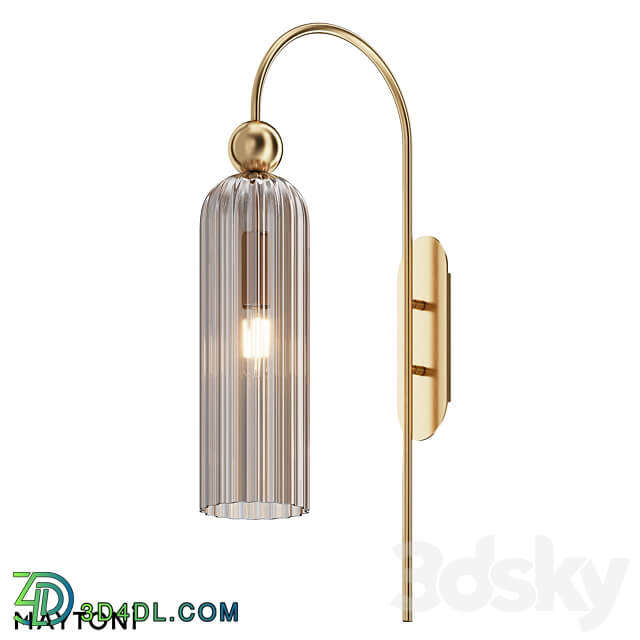 Wall lamp sconce MOD302WL 01CG MOD302WL 01GR MOD302WL 01W OM 3D Models 3DSKY