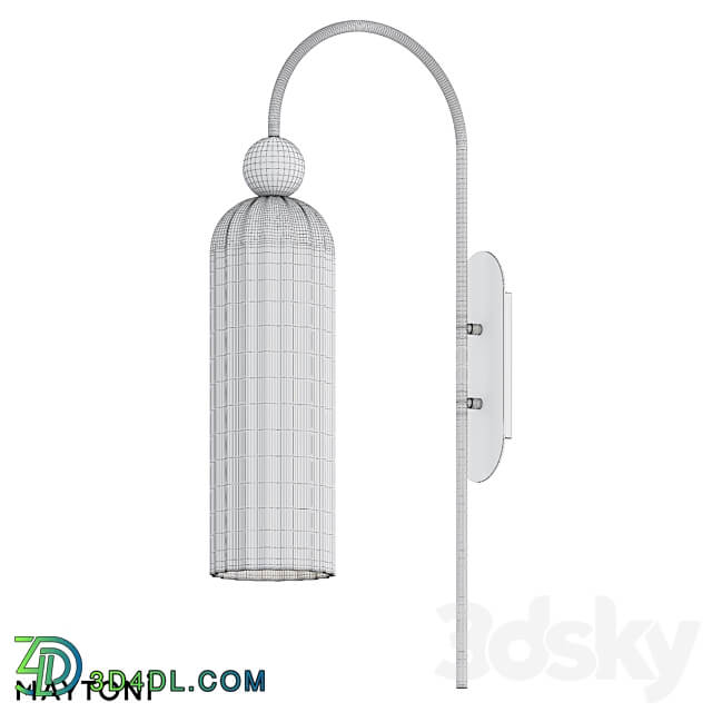 Wall lamp sconce MOD302WL 01CG MOD302WL 01GR MOD302WL 01W OM 3D Models 3DSKY