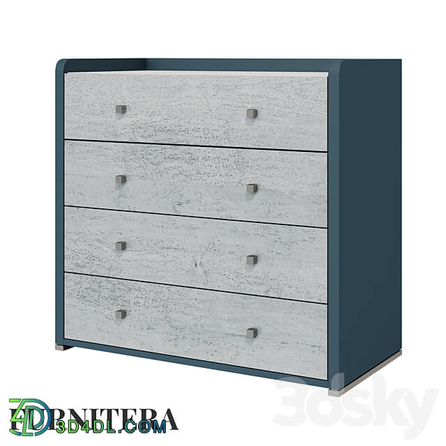 Ivet chest of drawers in bird s eye maple veneer Sideboard Chest of drawer 3D Models 3DSKY