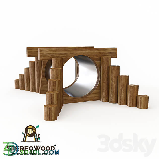 Igrovye elementy Domiki Pesochnicy CWOC042.019 3D Models 3DSKY