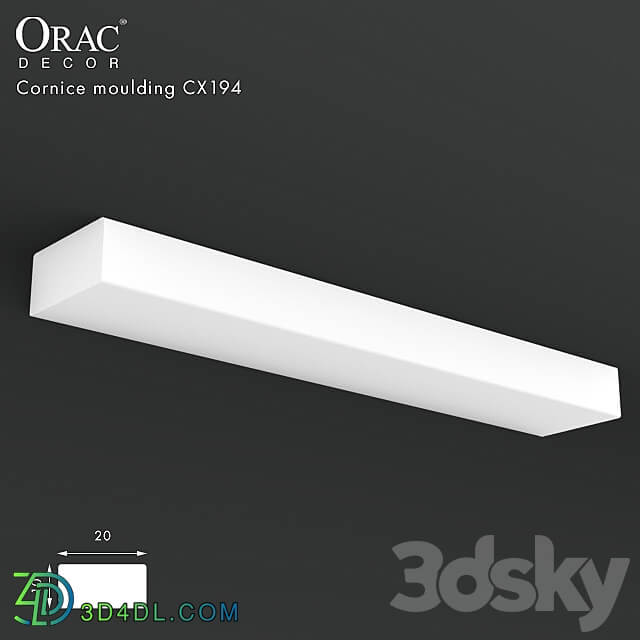 OM Cornice Orac Decor SX194 3D Models 3DSKY