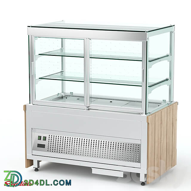 Refrigerated confectionery showcase RC3 Capital 3D Models 3DSKY