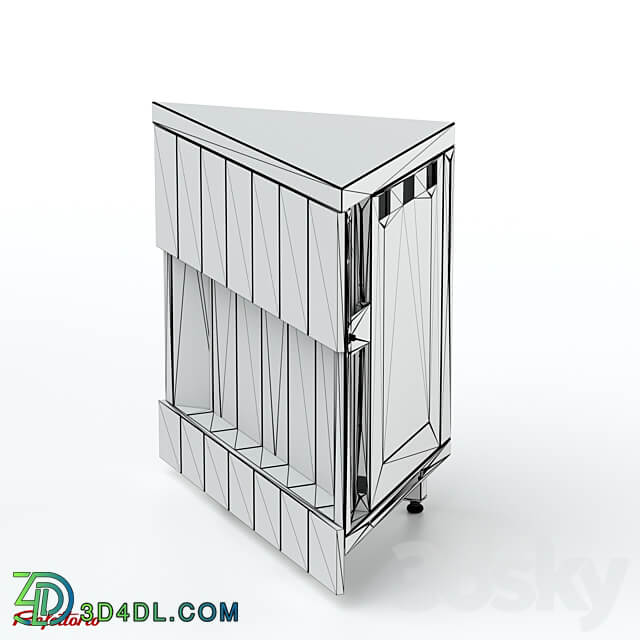 Neutral corner external counter RU1xA Capital 3D Models 3DSKY