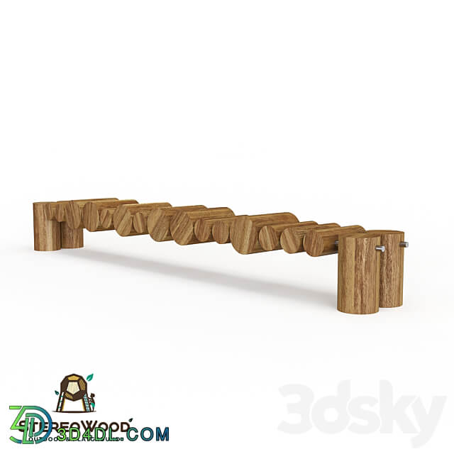 Igrovye elementy BALANSIRY HARDWOOD CWT678.003 3D Models 3DSKY