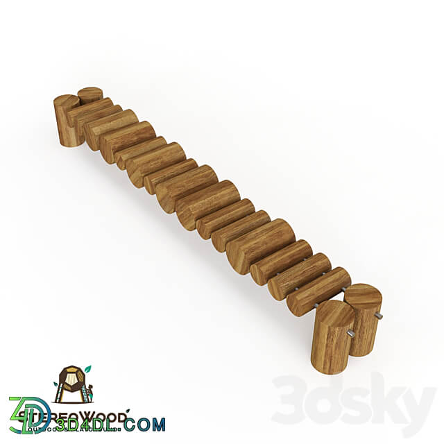 Igrovye elementy BALANSIRY HARDWOOD CWT678.003 3D Models 3DSKY