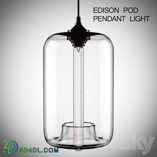 Edison Pod Pendant Light Pendant light 3D Models