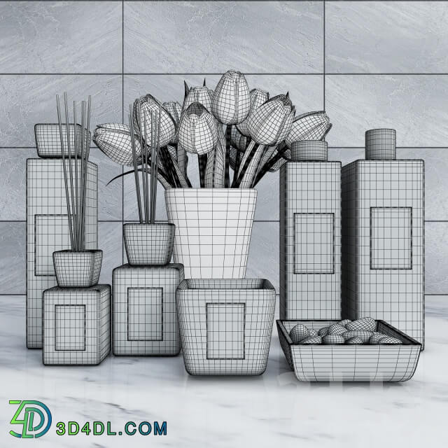 Decorative set of bathroom 2