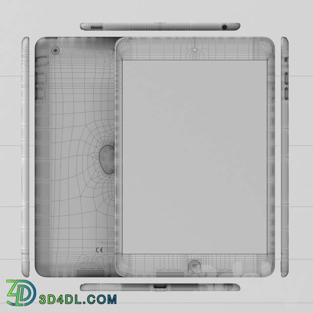 Apple iPad mini PC other electronics 3D Models