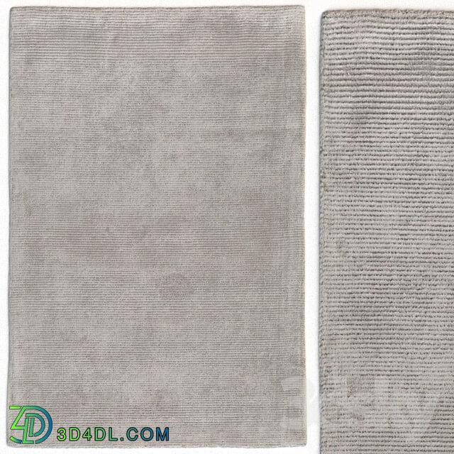 Carpet Benuta Lines Viscose Grey Rug