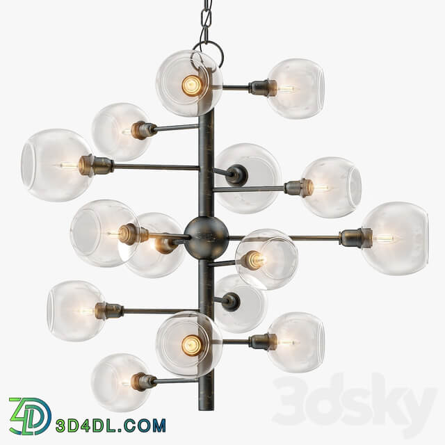 Currey and Company Panpoint Chandelier Pendant light 3D Models
