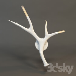 ROLL and HILL Superordinate Antler Sconce by Jason Miller 3D model 
