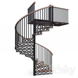 Stairs winding 