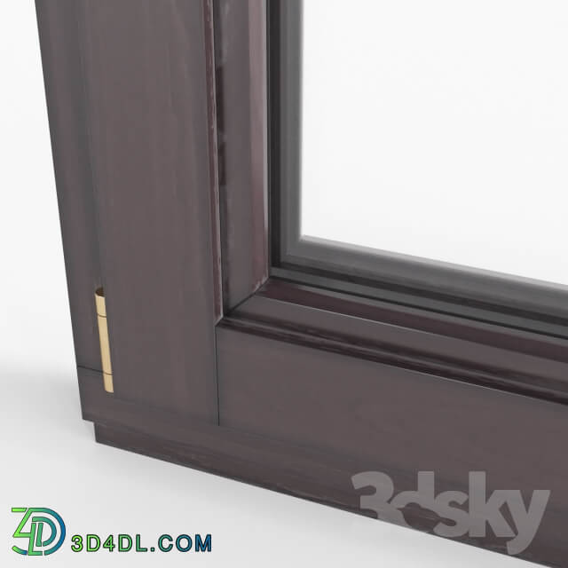 Wooden double glazed windows