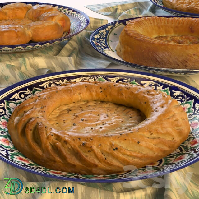 Eastern Bread Uzbek Flat Cakes 