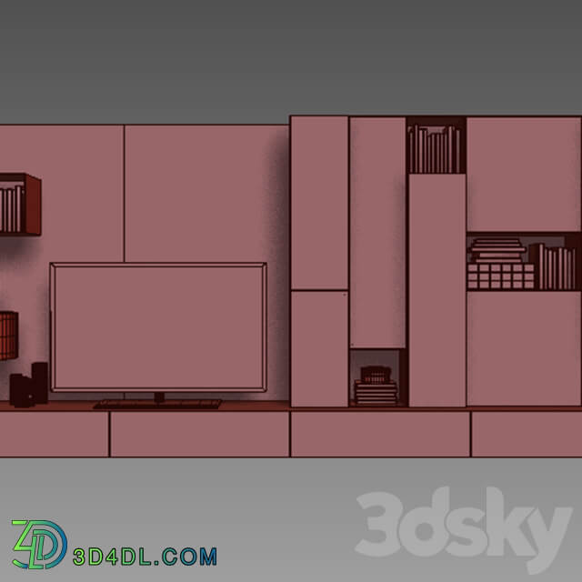 POLIFORM VARENNA SISTEMI GIORNO SINTESI 3D Models