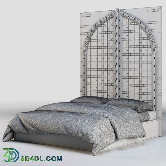 Bed RH INDIAN FORTRESS BED