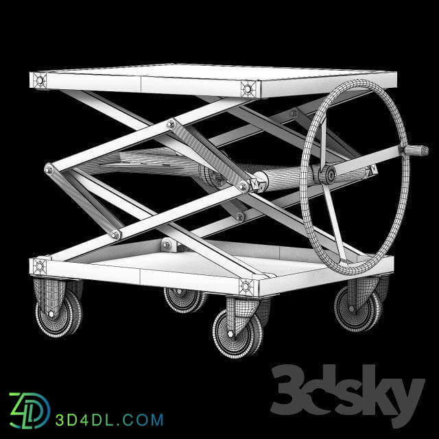 NDUSTRIAL SCISSOR LIFT IRON