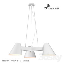Favorite 1853 3P Pendant light 3D Models 