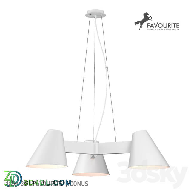 Favorite 1853 3P Pendant light 3D Models